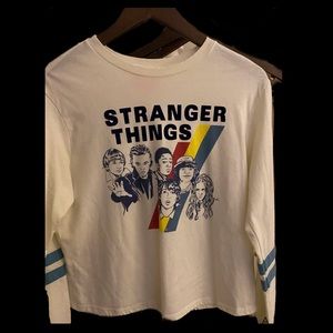 Stranger Things © Long Sleeve Velvet Lettering